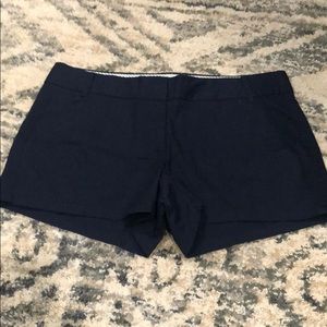 J crew navy blue shorts